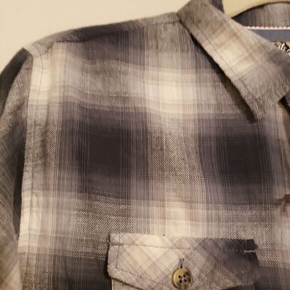 First Wave youth button down long sleeve shirt size 18/20 NWT - Picture 5 of 10